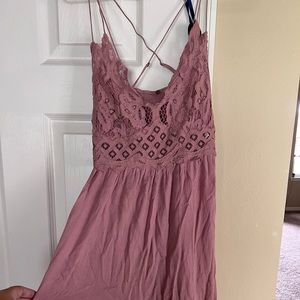 BNWT NEVER WORN PINK FLOWY FREE PEOPLE DRESS